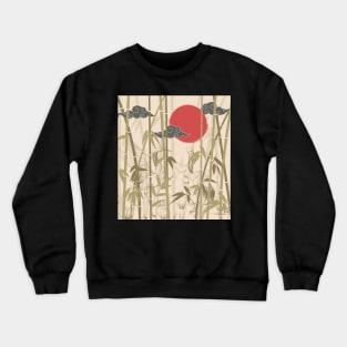 ukiyo-e bamboo forest Crewneck Sweatshirt